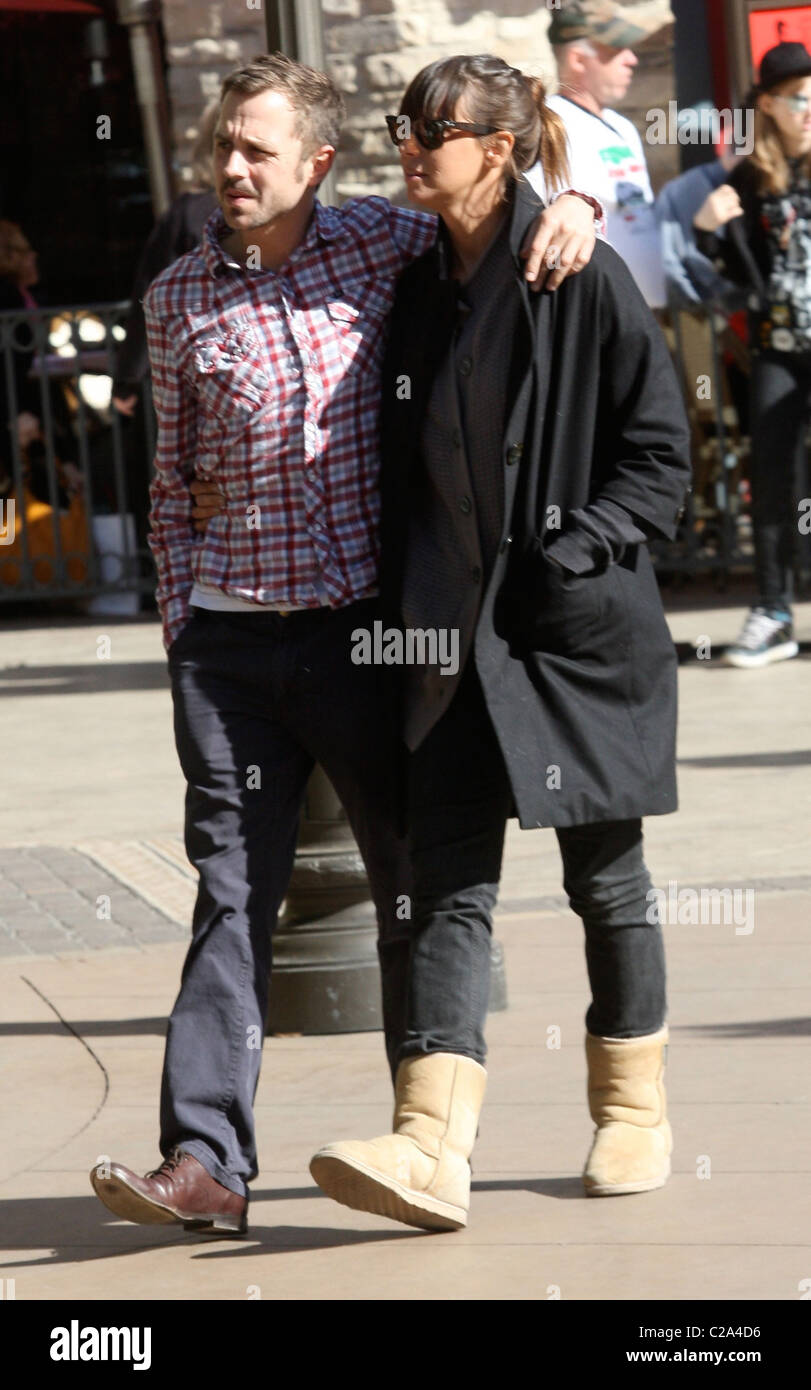 Giovanni Ribisi and his wife Mariah O'Brien out and about Christmas shopping Los Angeles, California - 23.12.09 Agent 47/ Stock Photo