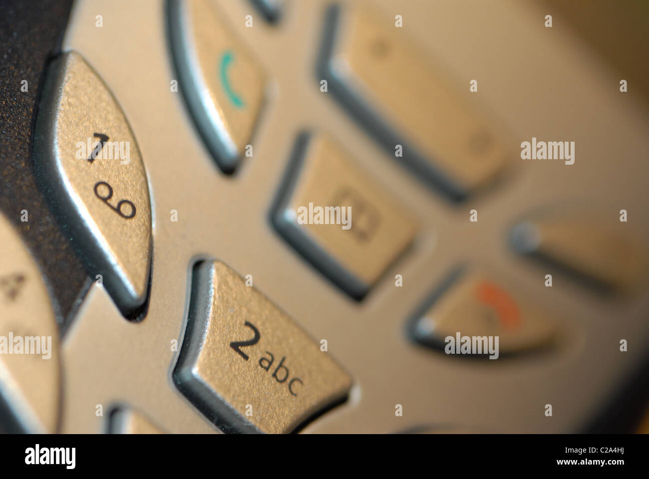 Phone buttons. Stock Photo