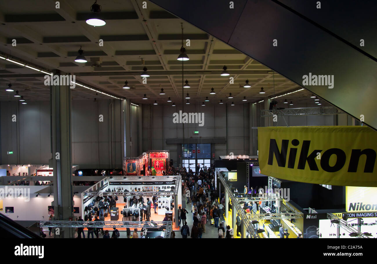 MILANO, ITALY - MARCH 27: View of international photographic Fair 'Photoshow' in Milan (25-28 March 2011), March 27, 2011 Stock Photo