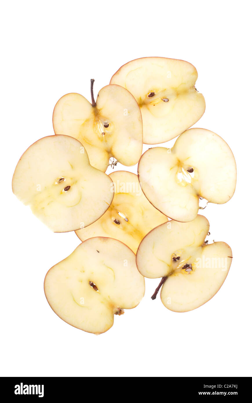 Thin apple slices hires stock photography and images Alamy