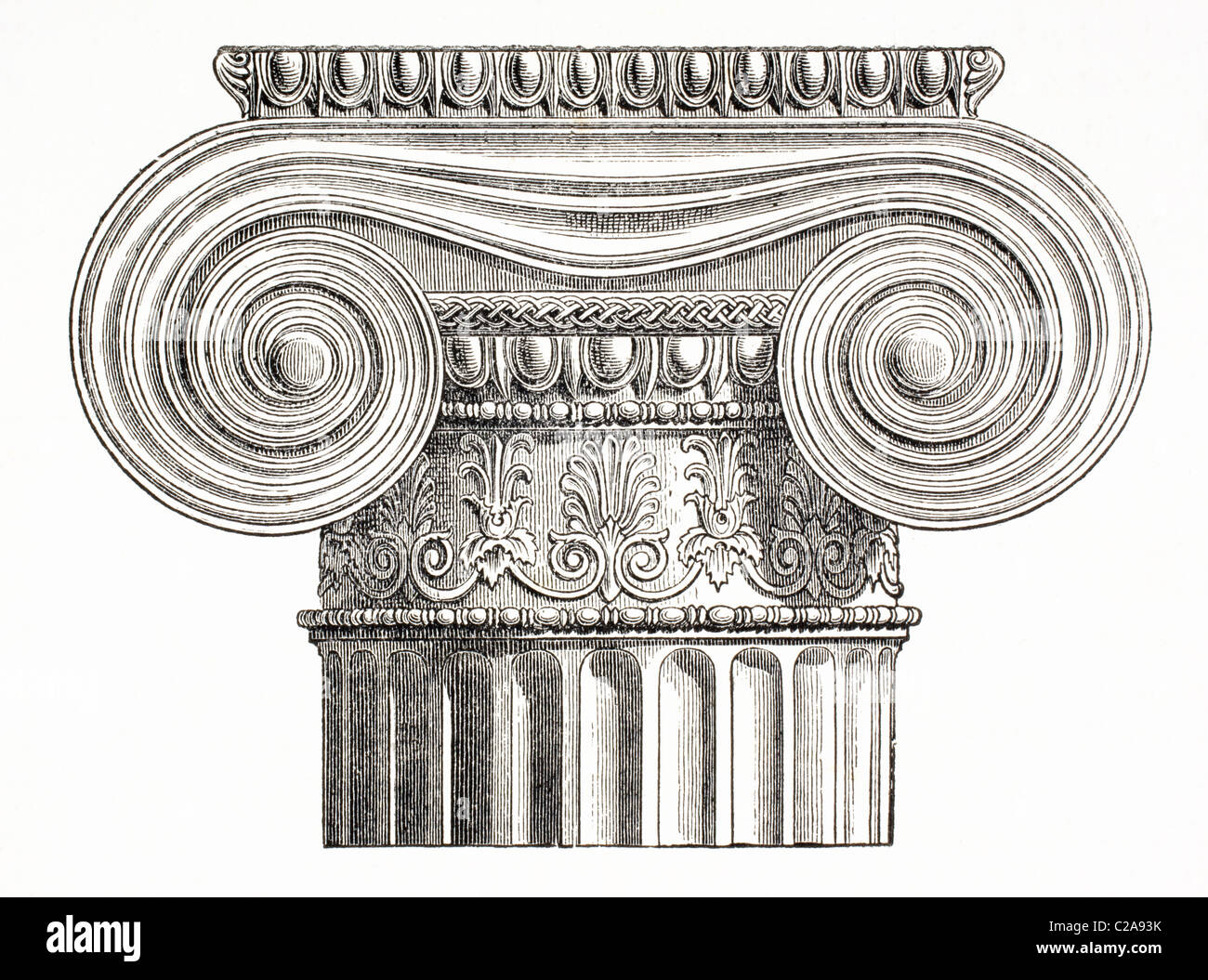 Greek ionic capital hi-res stock photography and images - Alamy