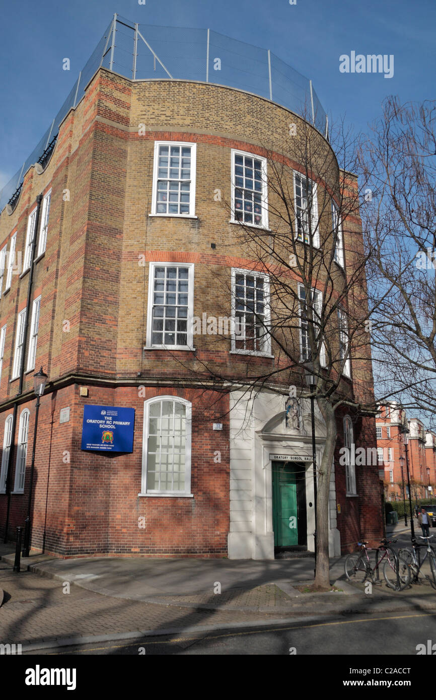 The Oratory RC Primary School in the Royal Borough of Kensington and Chelsea, London, UK. Stock Photo