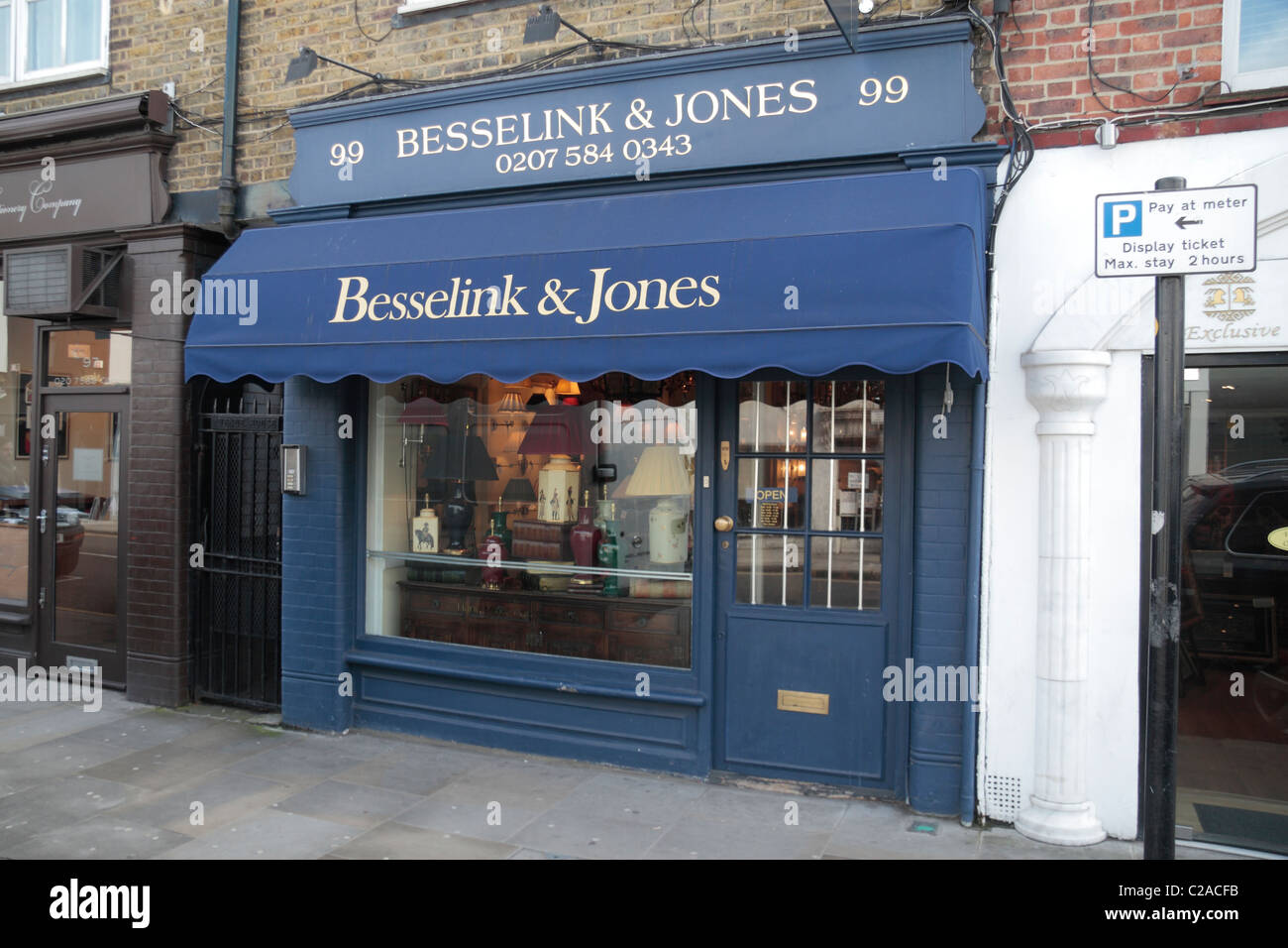 Light fittings shop store business entrance small retail outlets