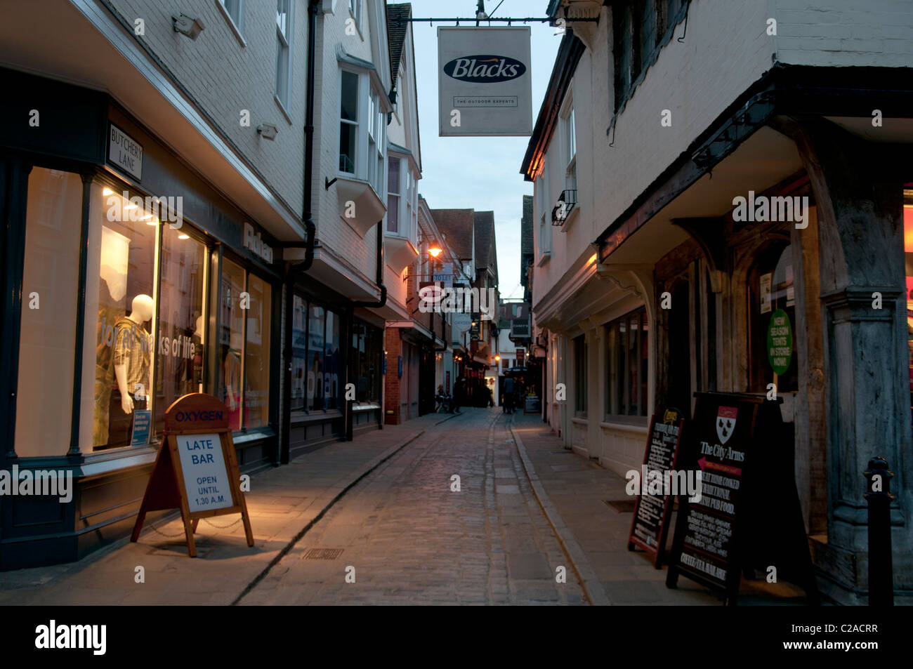 Canterbury City Kent England Stock Photo - Alamy