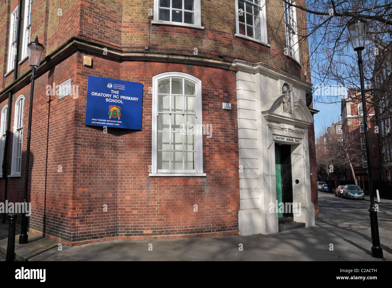 The Oratory RC Primary School in the Royal Borough of Kensington and Chelsea, London, UK. Stock Photo