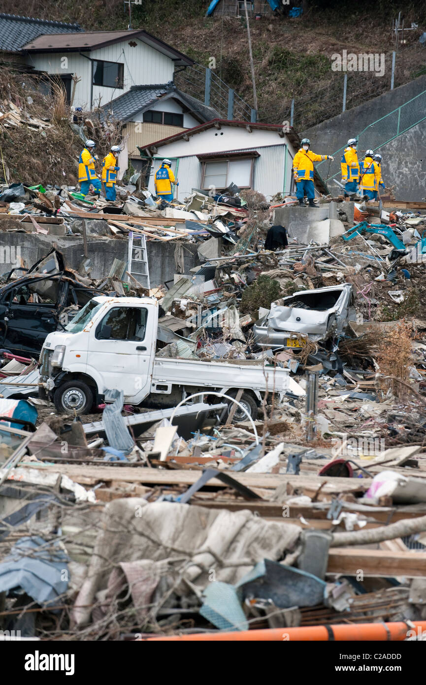 Japanese Tsunami 2011. Stock Photo