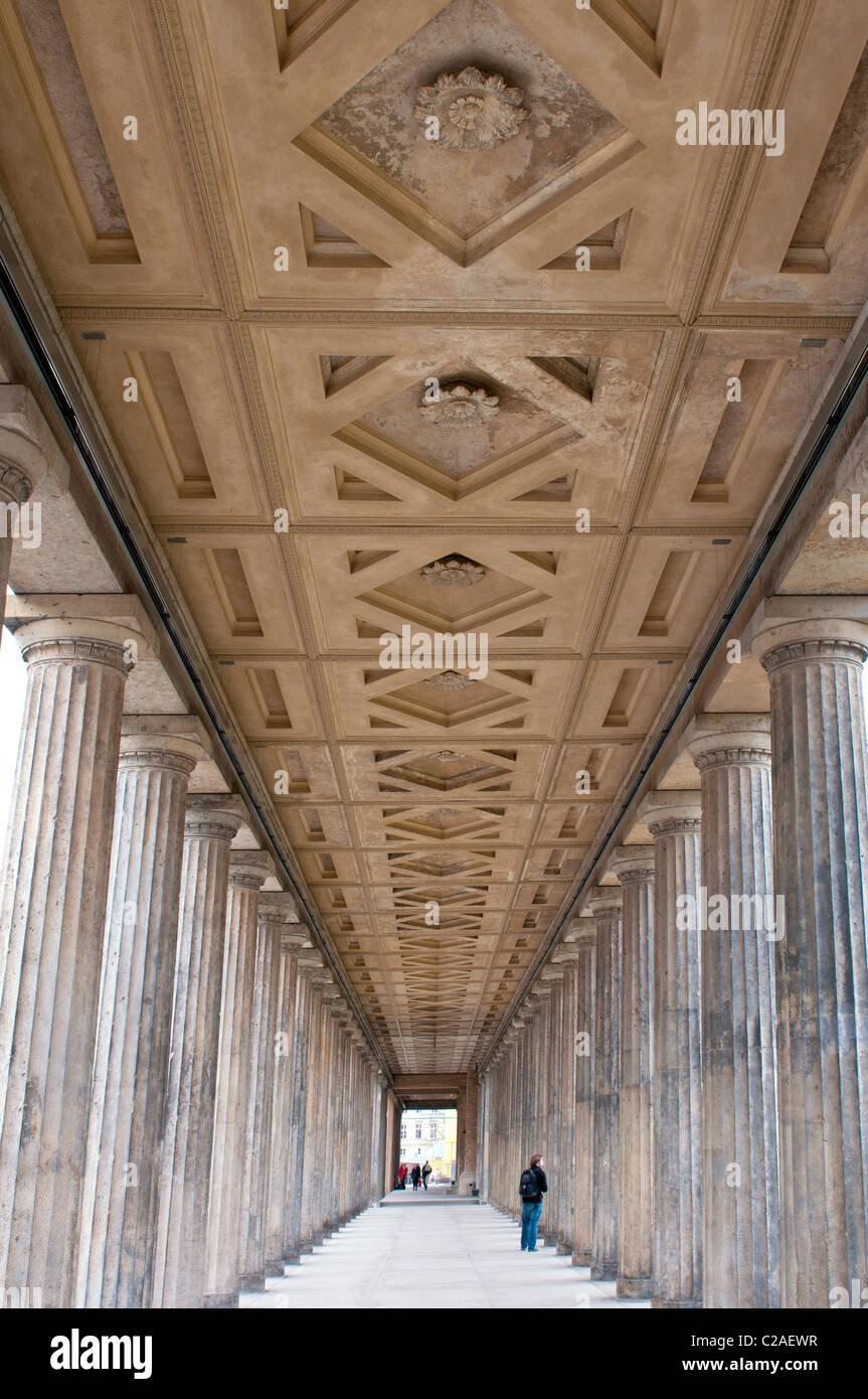 Museumsinsel Berlin, Alte Nationalgalerie, National gallery Stock Photo