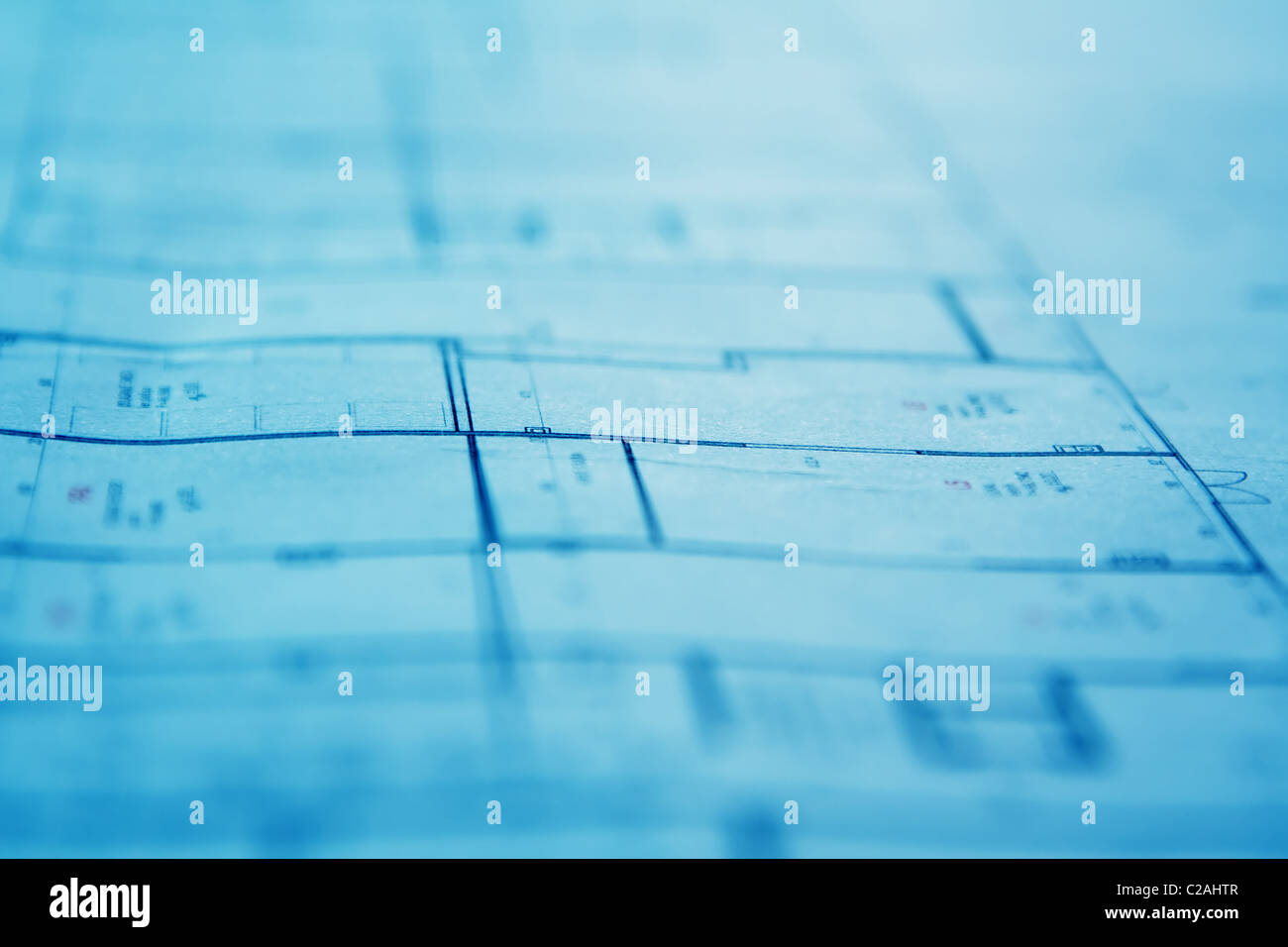 Architecture blueprint Stock Photo