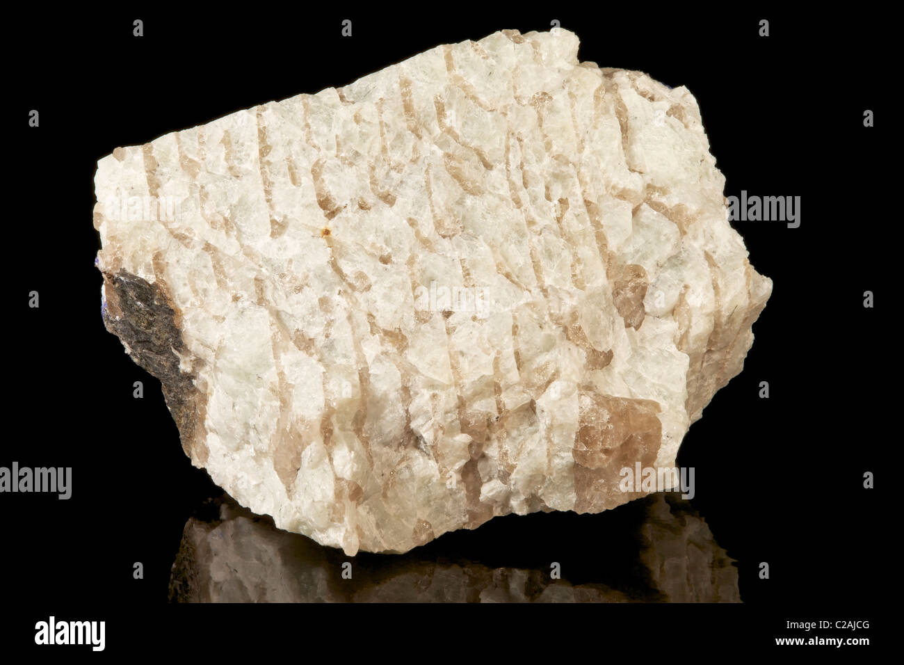 Graphic Granite (Plutonic Igneous Rock), Canada Stock Photo