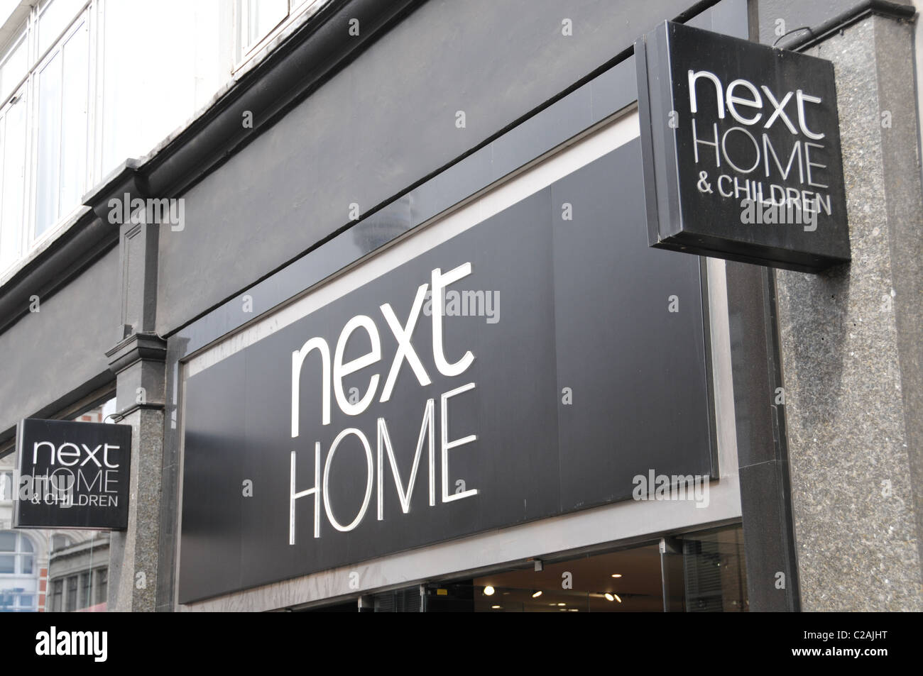 Next Home store logo shop sign furnishings fabrics rooms decoration