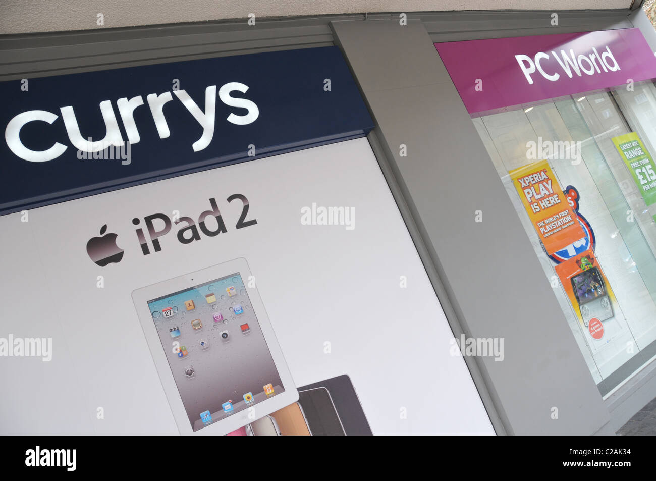 Currys PC World computers electrical cameras Stock Photo Alamy