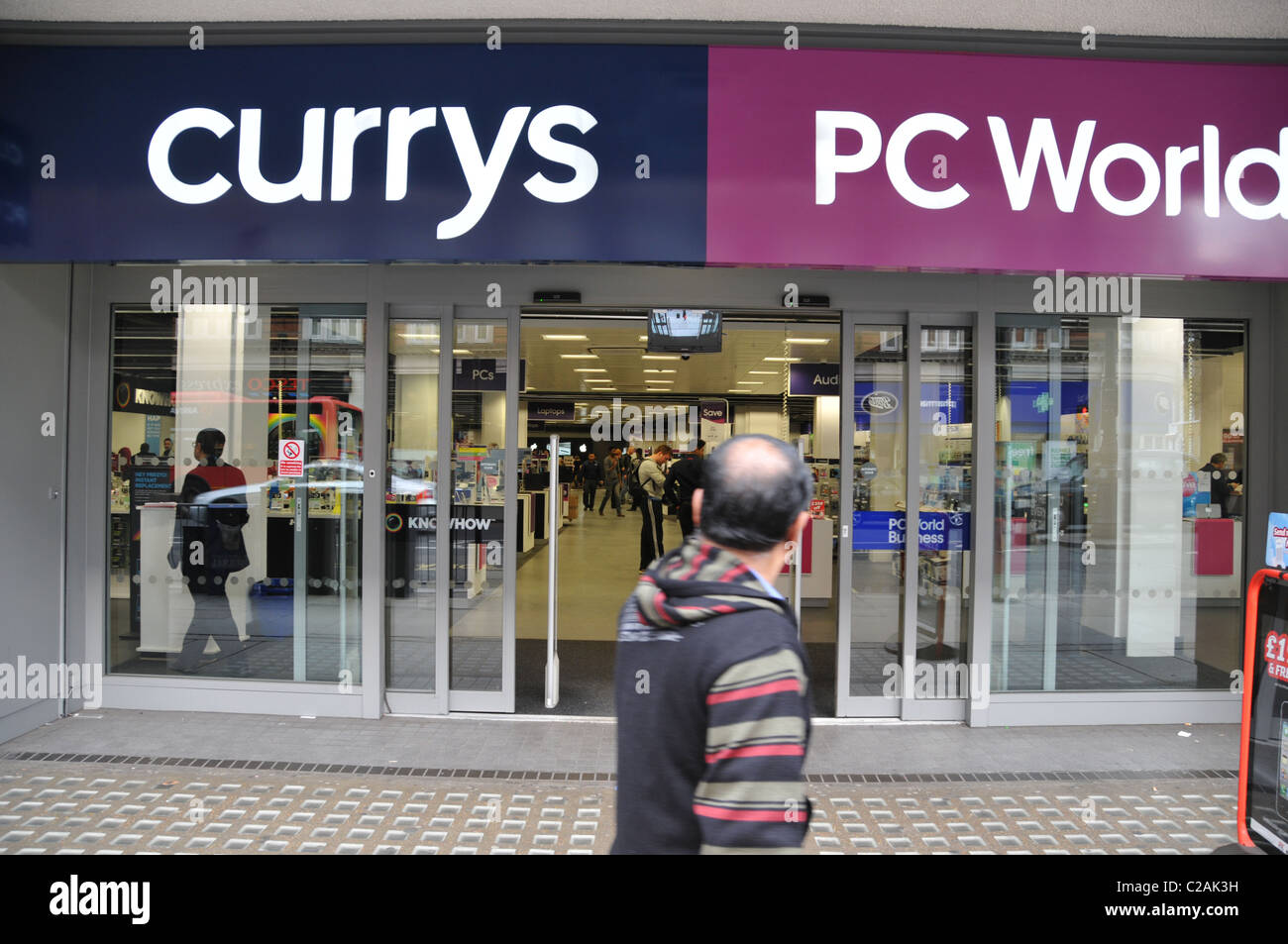 Currys PC World computers electrical cameras Stock Photo