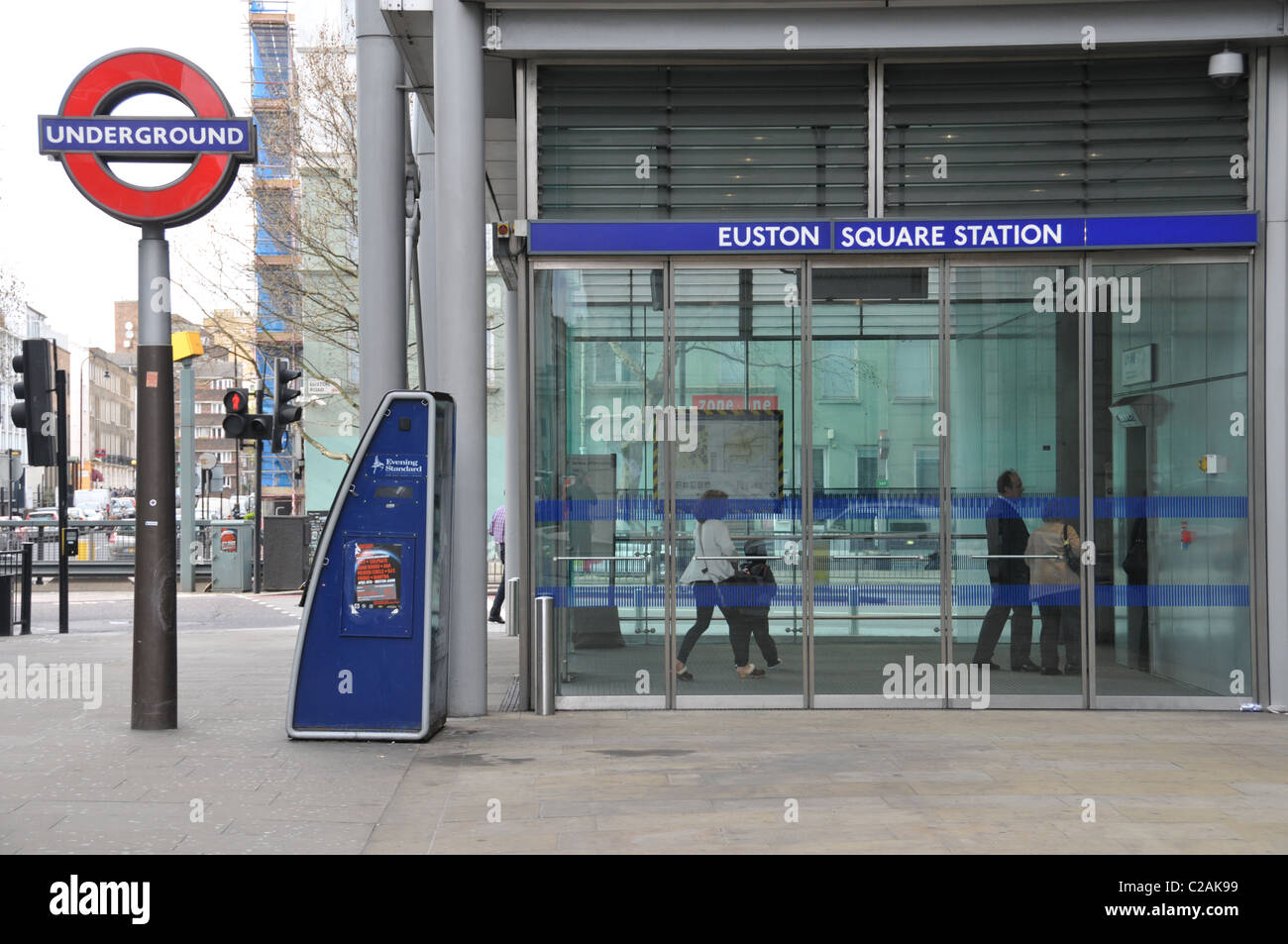 Euston Square Tube station Underground station Stock Photo