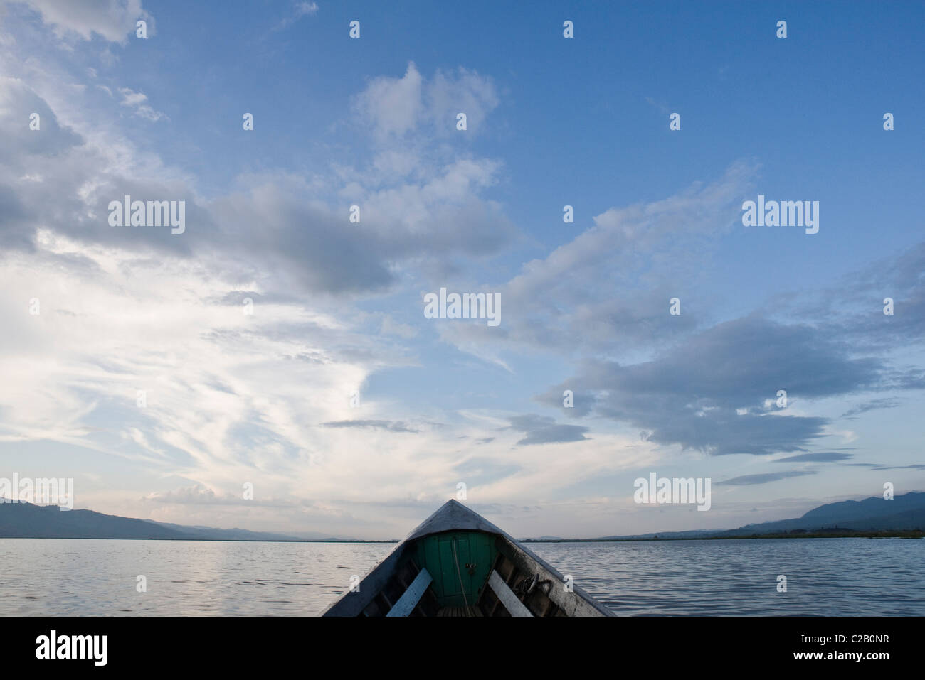 Boat on Inle Lake, Myanmar Stock Photo - Alamy