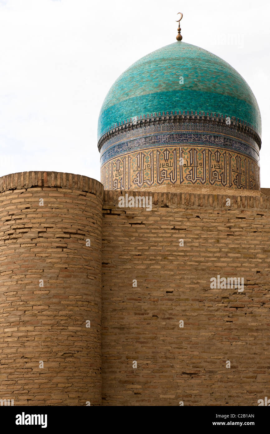 Uzbekistan, Bukhara, Mir-i Arab Madrasah Stock Photo