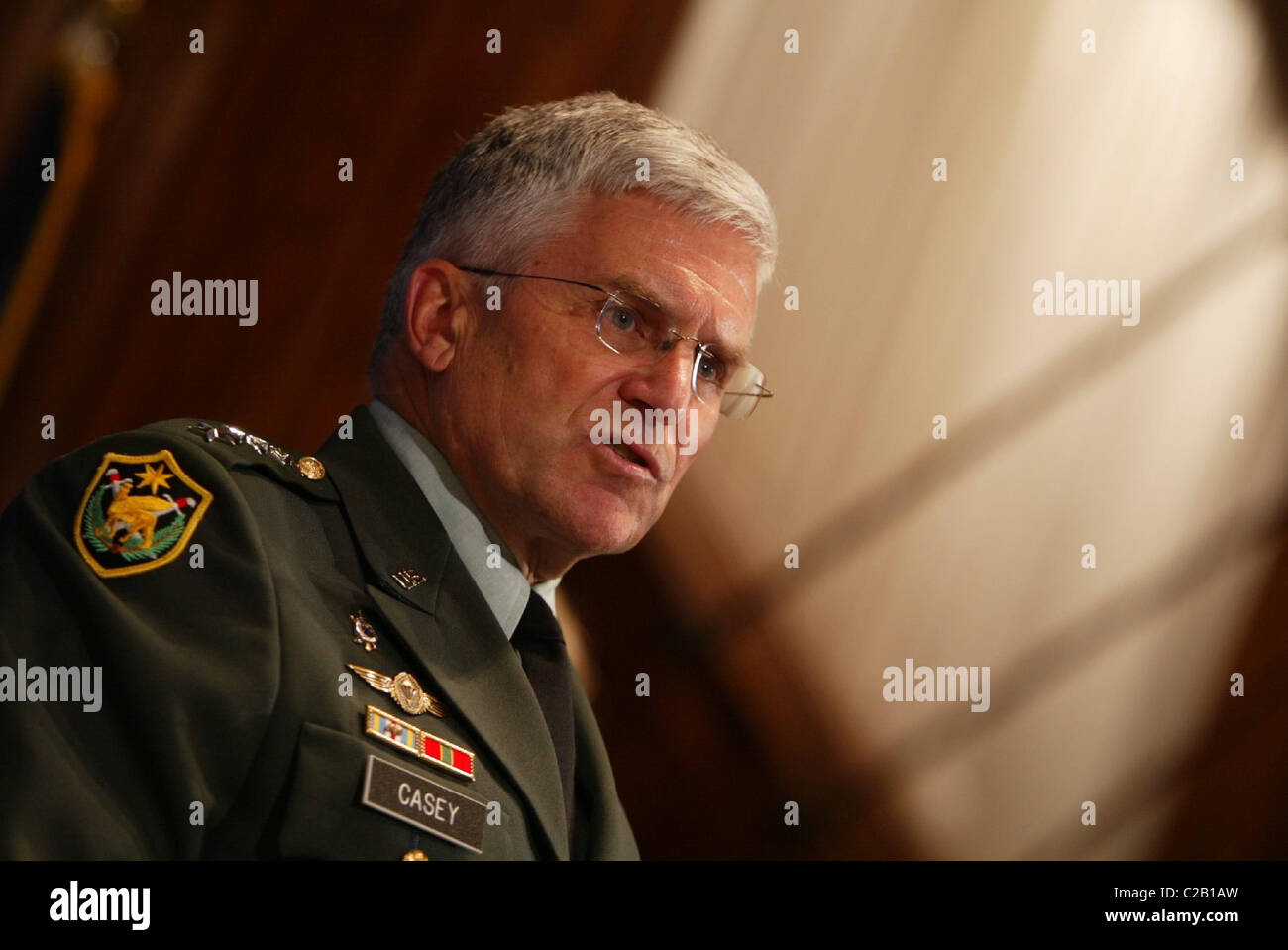 General George Casey addresses a luncheon at the National Press Club ...