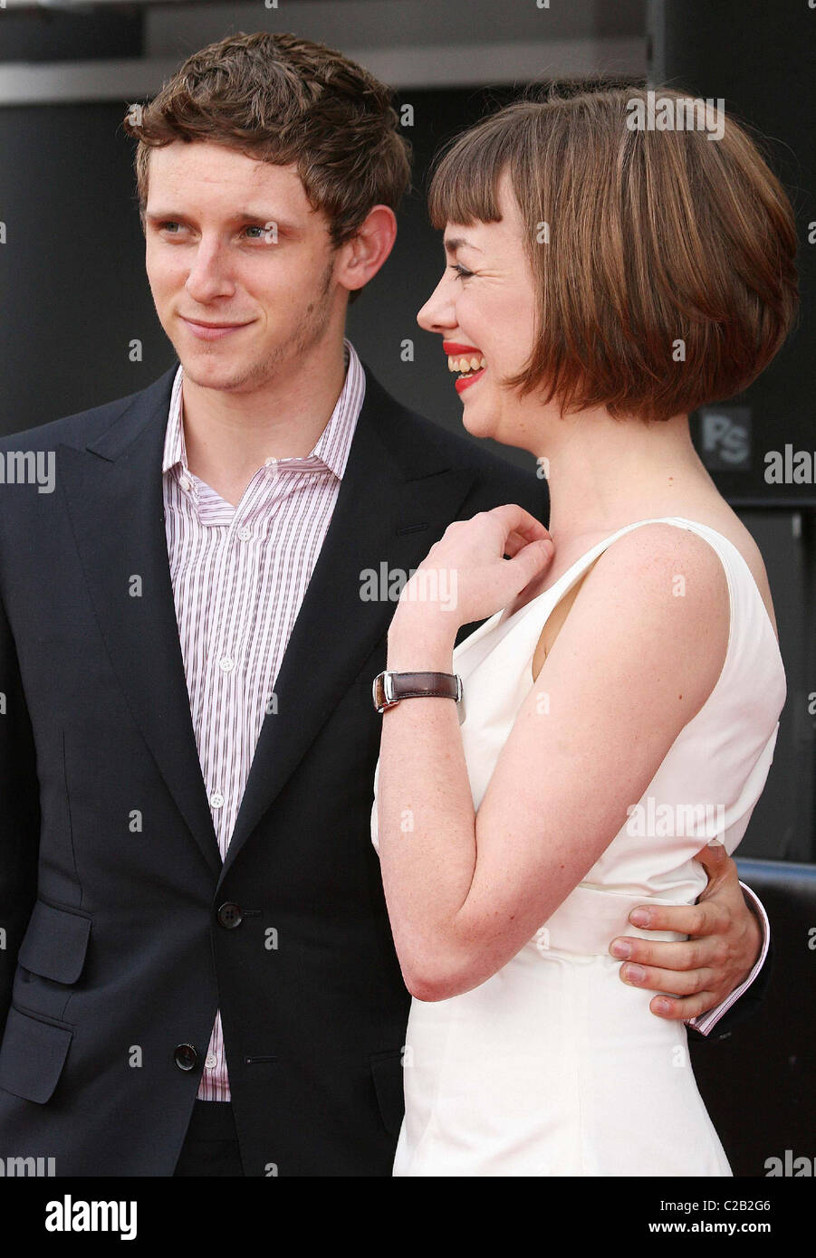 Jamie Bell and Hannah McGill, chairwoman of Edinburgh International