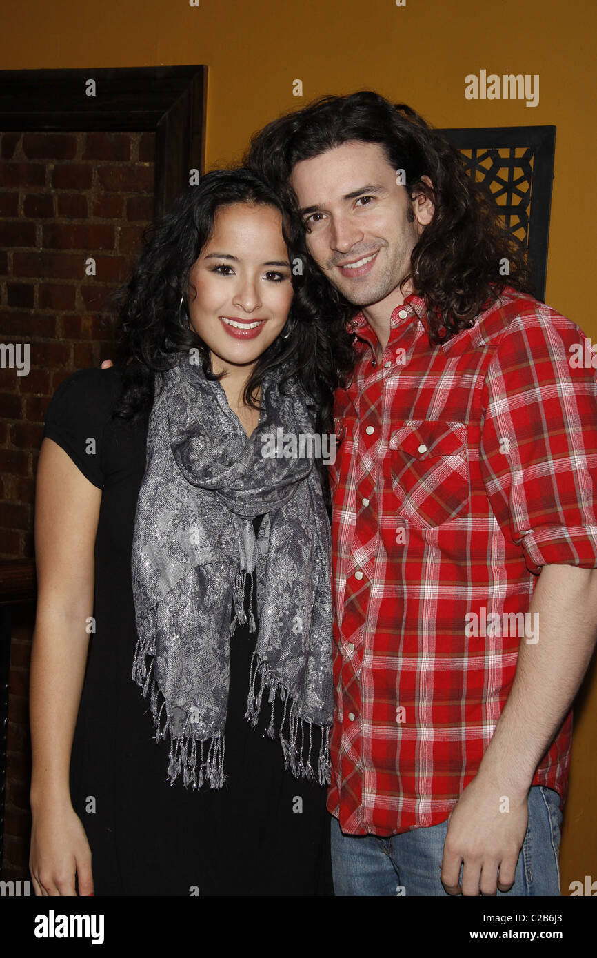 Kourtney Ramon Reed Courtney Reed and guest at the after party to celebrate opening night ...