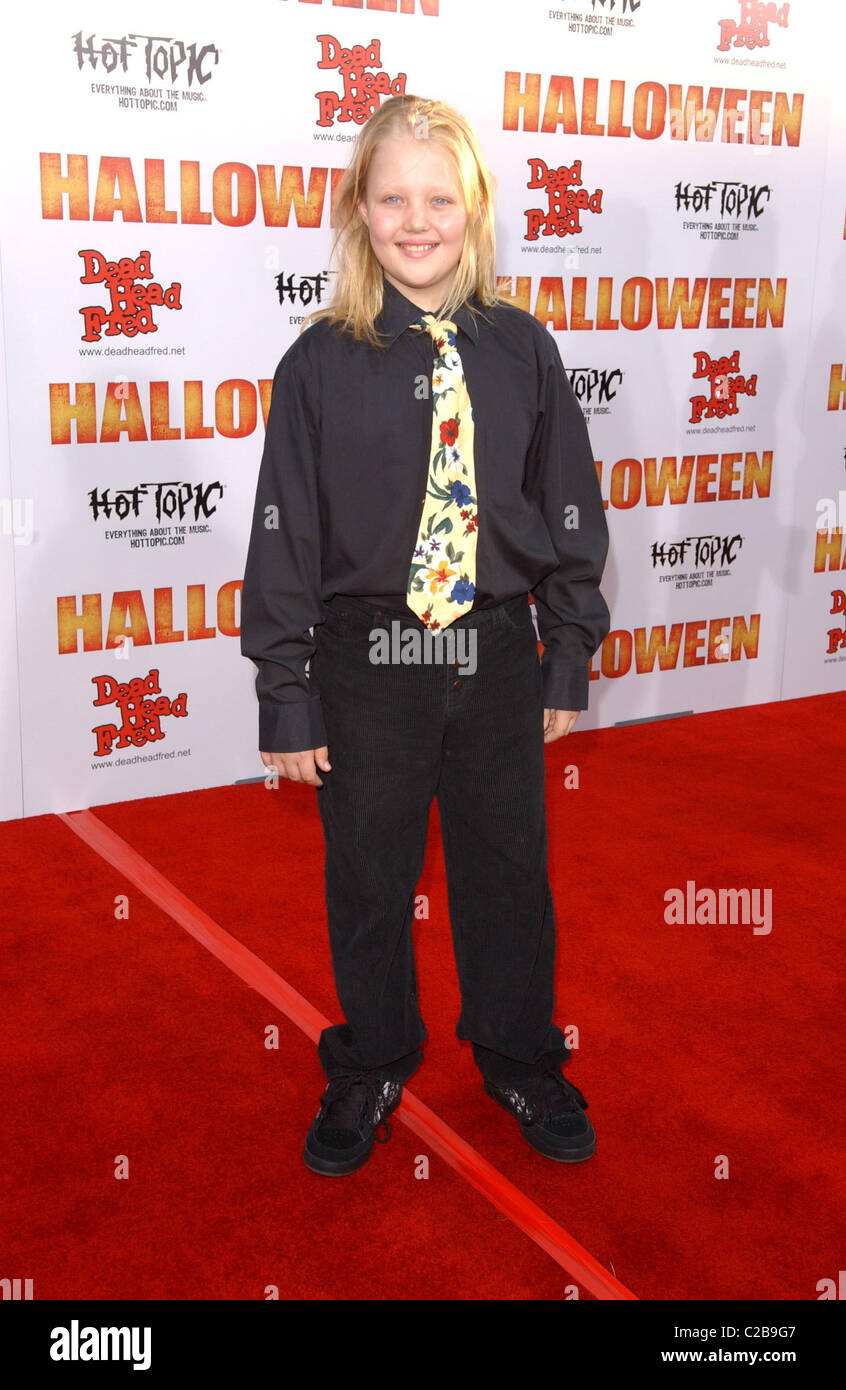 Daeg Faerch 'Halloween' premiere held at Mann's Chinese Theater