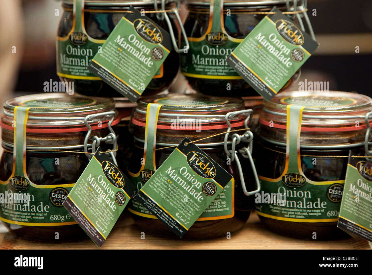 Onion marmalade by Truckle Cheese Co, London Stock Photo Alamy