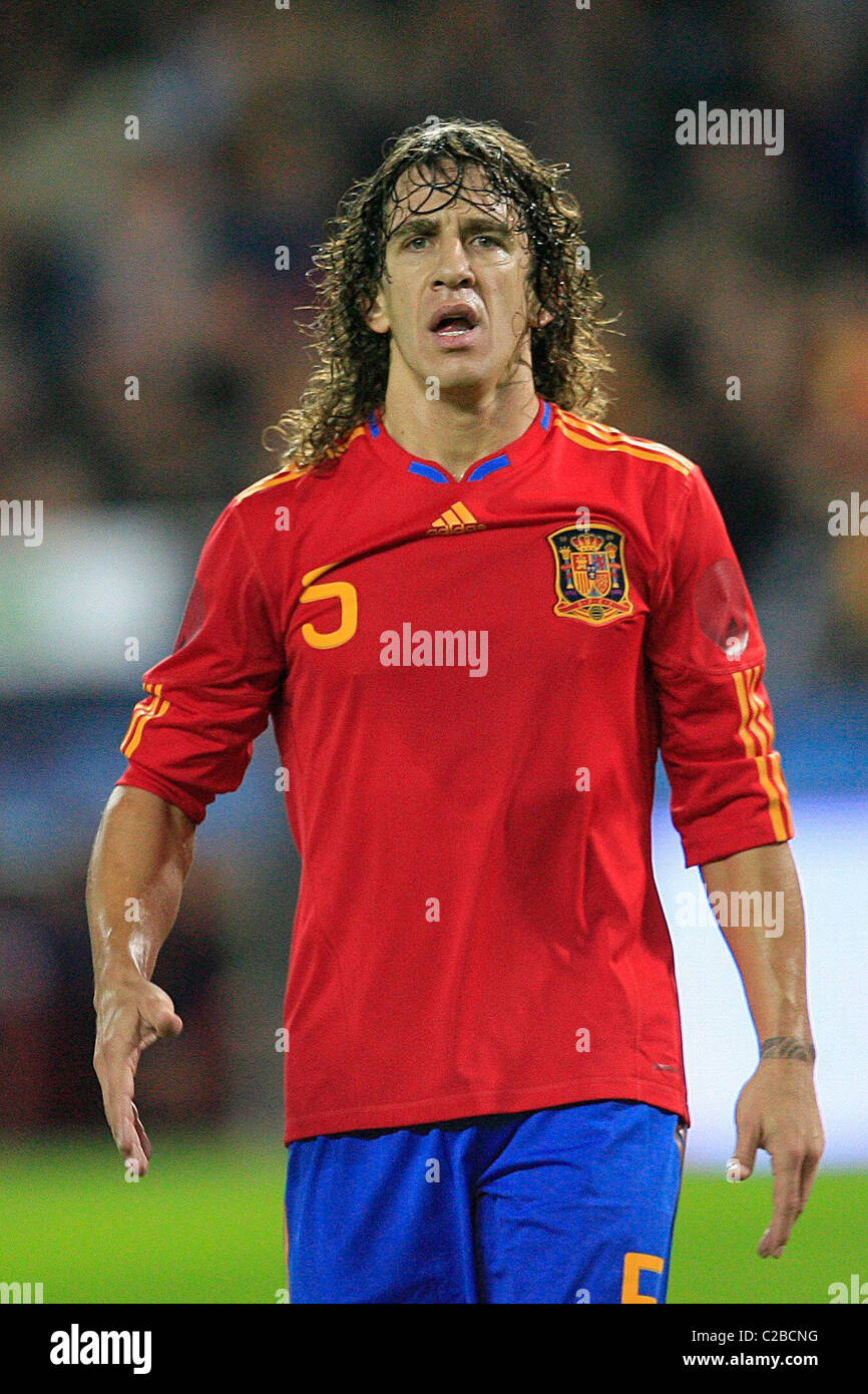Carles Puyol. Friendly match Spain vs Argentina to honour Spain's