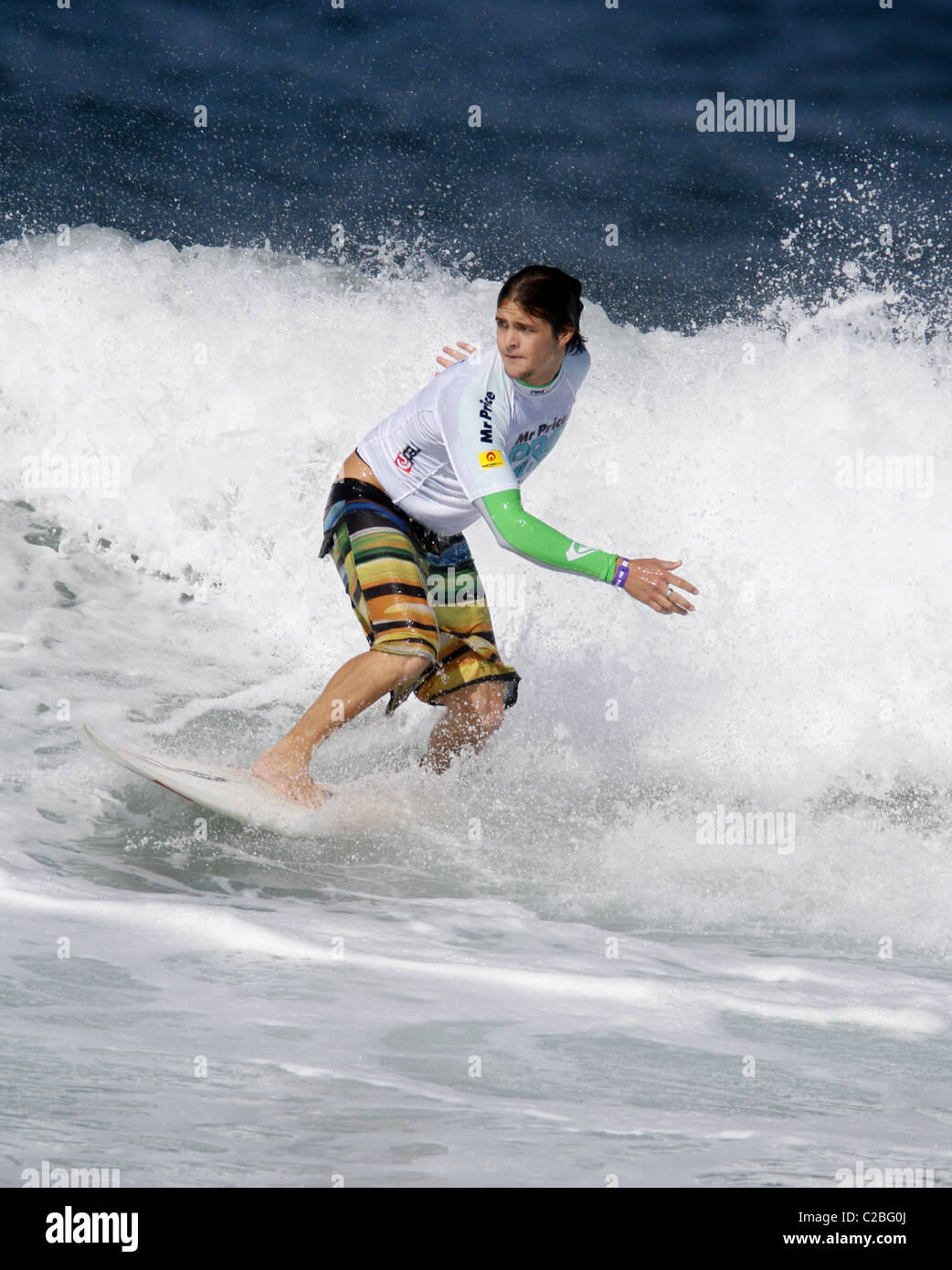 KYLE LANE SOUTH AFRICAN PRO SURFER SOUTH AFRICAN PRO SURFER BALLITO NATAL SOUTH AFRICA 08 July 2010 Stock Photo