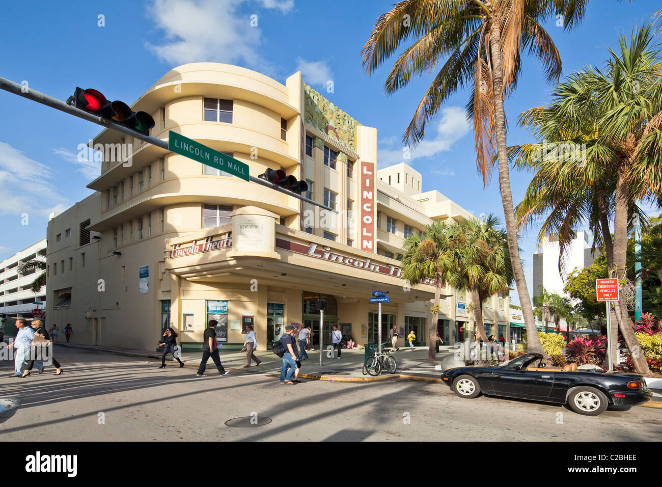 Lincoln Theatre, South Beach, Miami Stock Photo