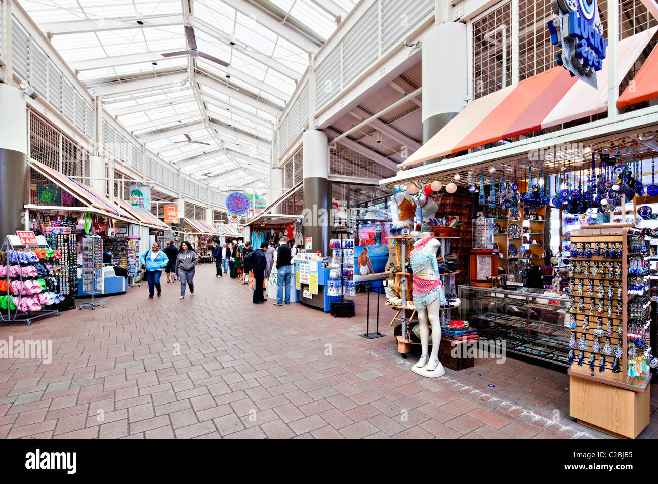 Bayside Marketplace Downtown Miami Stock Photo