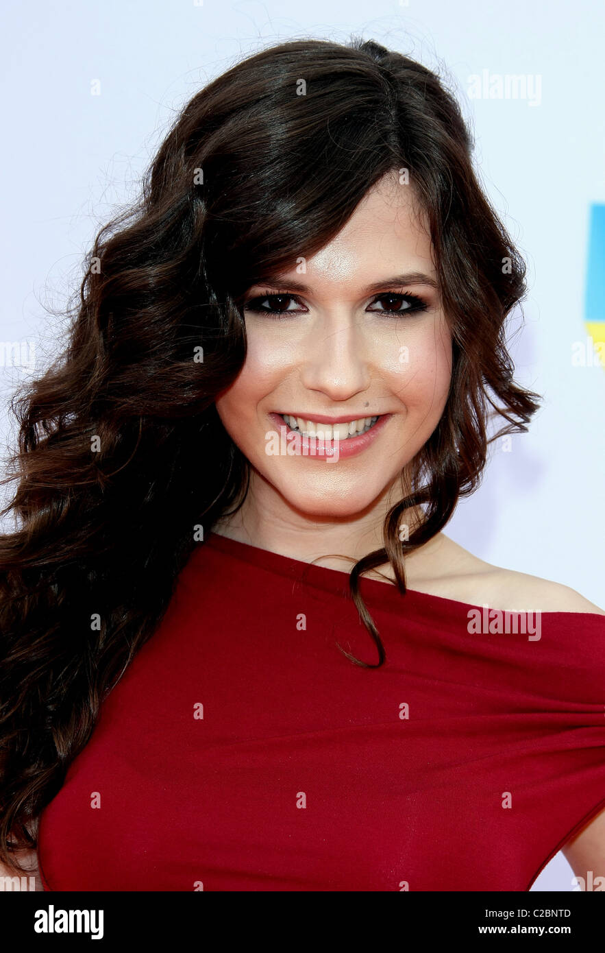 ERIN SANDERS NICKELODEON'S 24TH ANNUAL KIDS CHOICE AWARDS DOWNTOWN LOS ANGELES CALIFORNIA USA 02 April 2011 Stock Photo