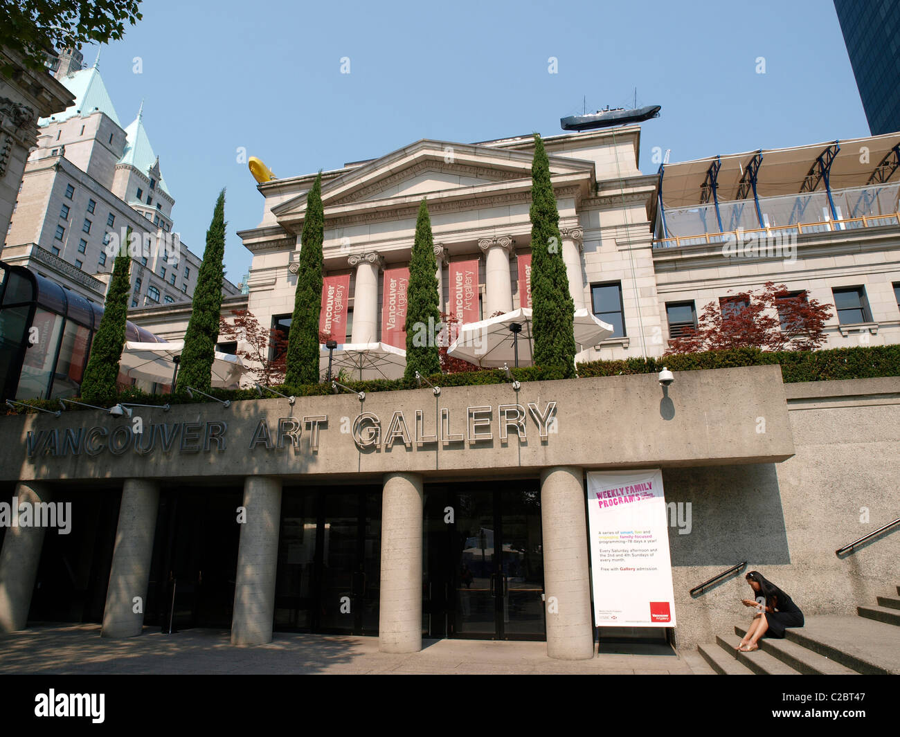 Vancouver Art Gallery Vancouver British Columbia Canada Stock Photo