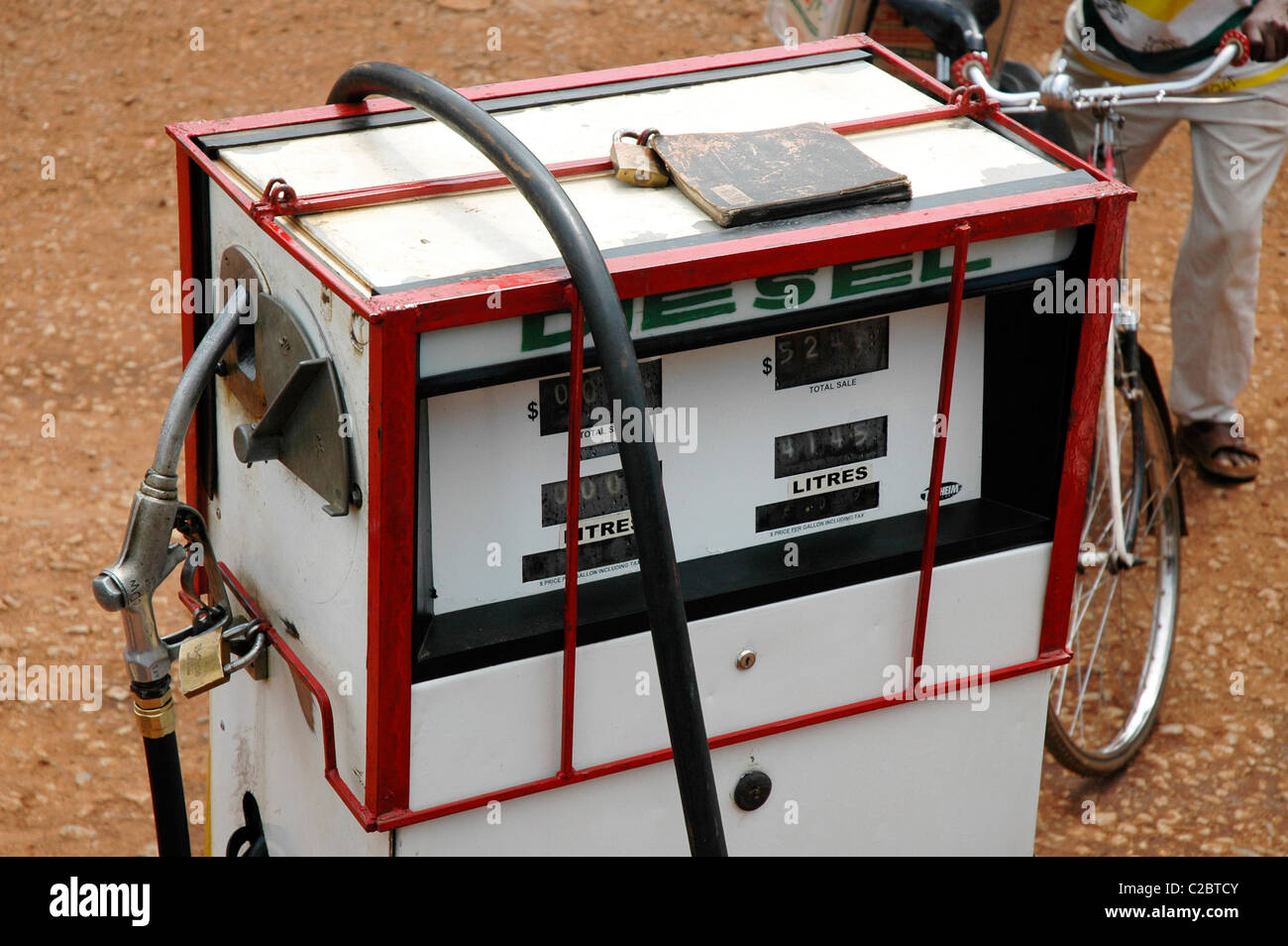 Africa, Petrol Pump Stock Photo Alamy