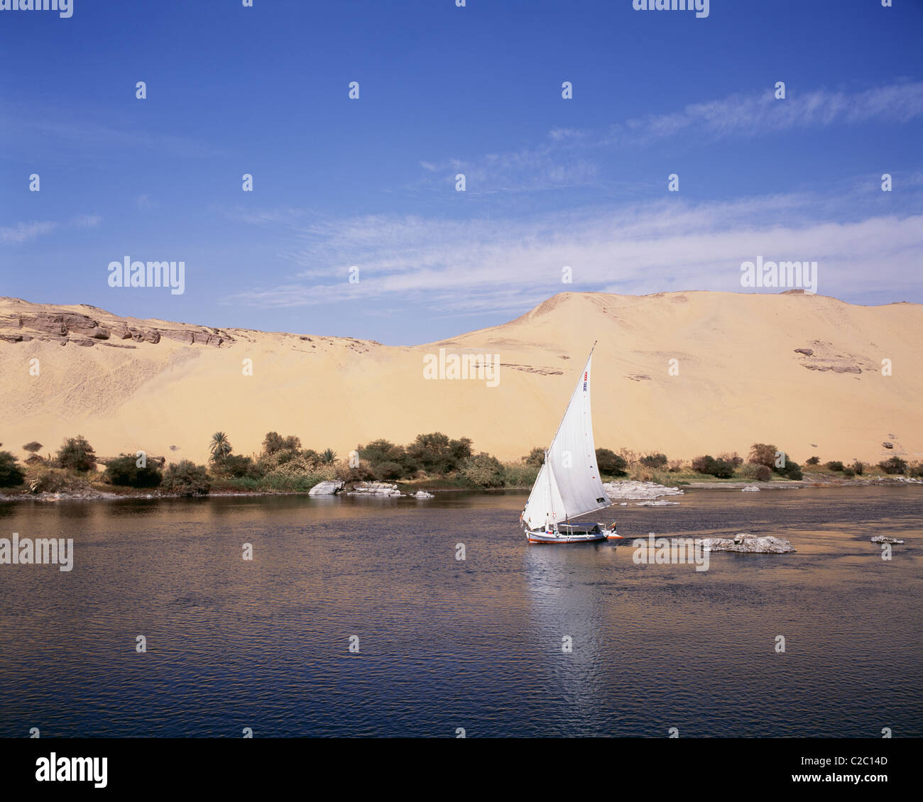 River Nile Nile Valley Egypt Stock Photo