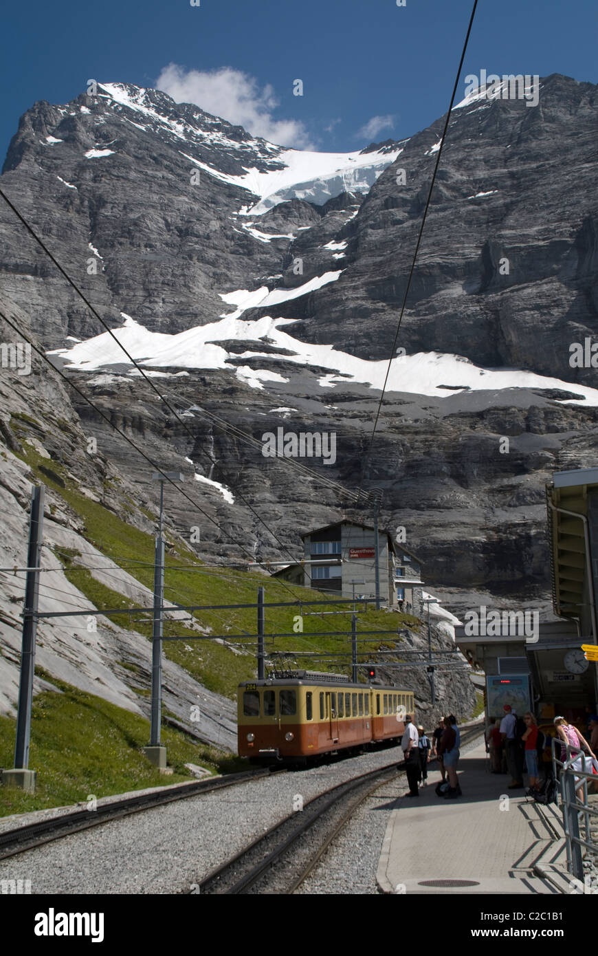 The Monch Alps Austria Stock Photo