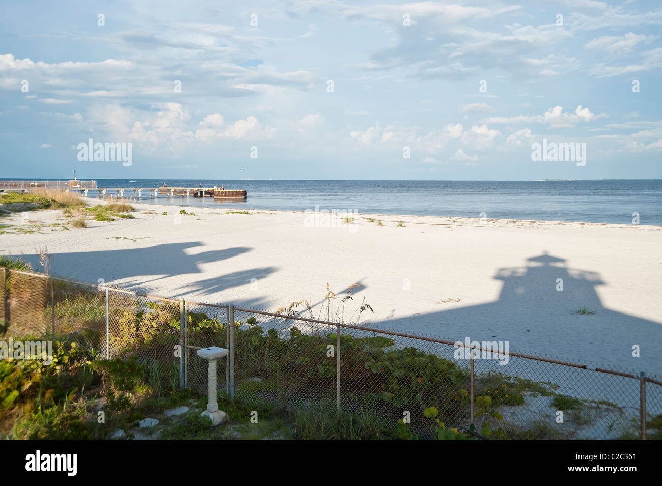 View from the Boca Grande Lighthouse on Gasparilla Island FL Stock Photo