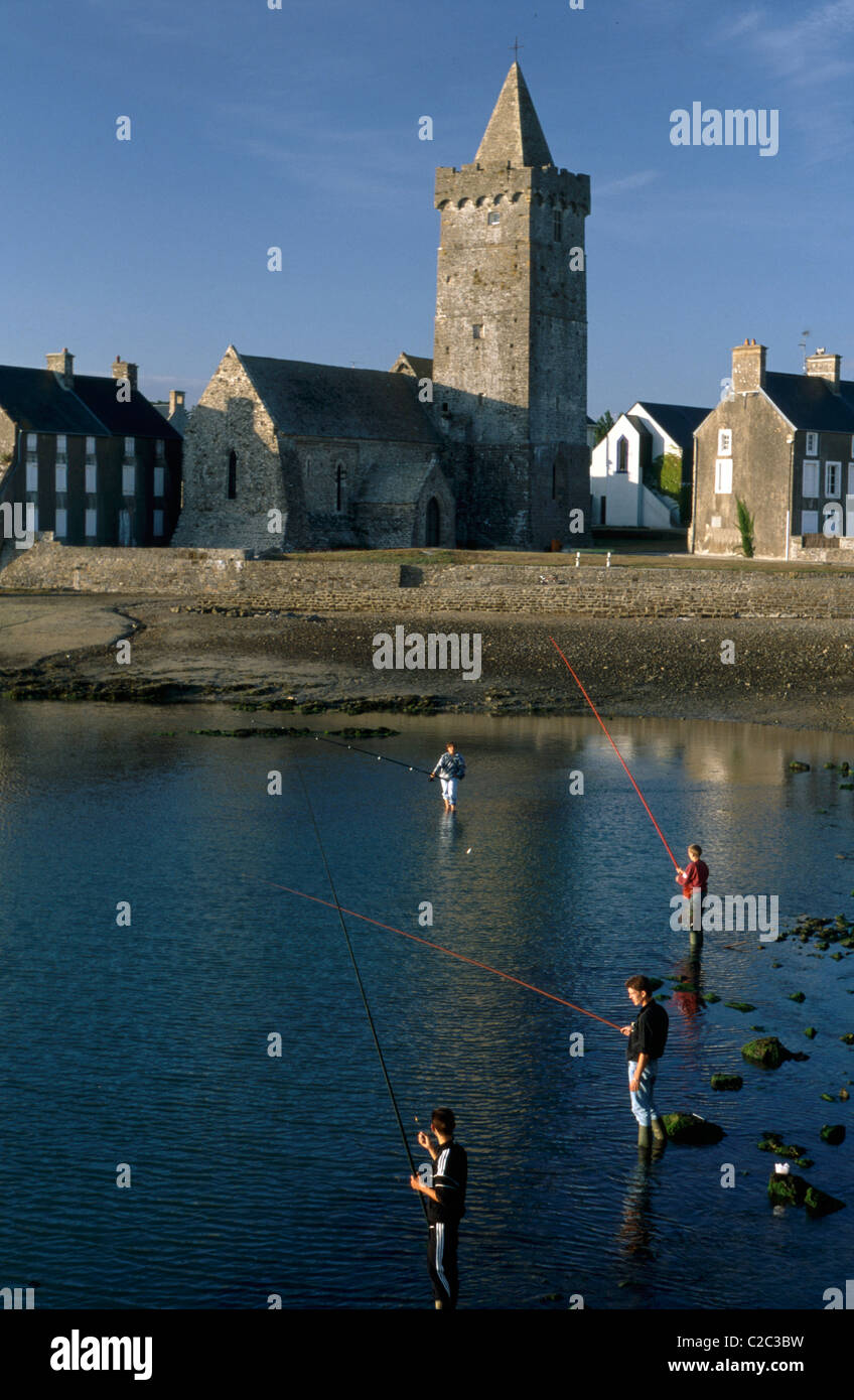 Portbail Normandy France Stock Photo Alamy