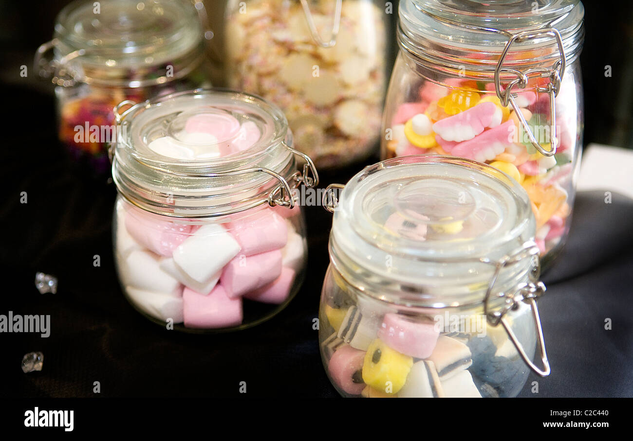 Jars of Sweets Stock Photo Alamy