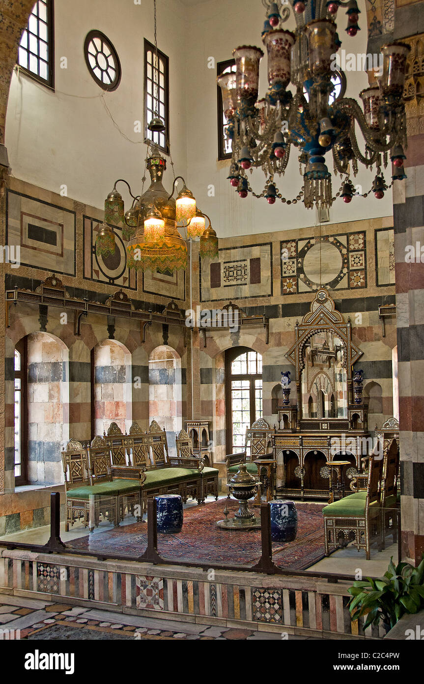 Azam Palace Old House town city Damascus Syria Stock Photo  35917249