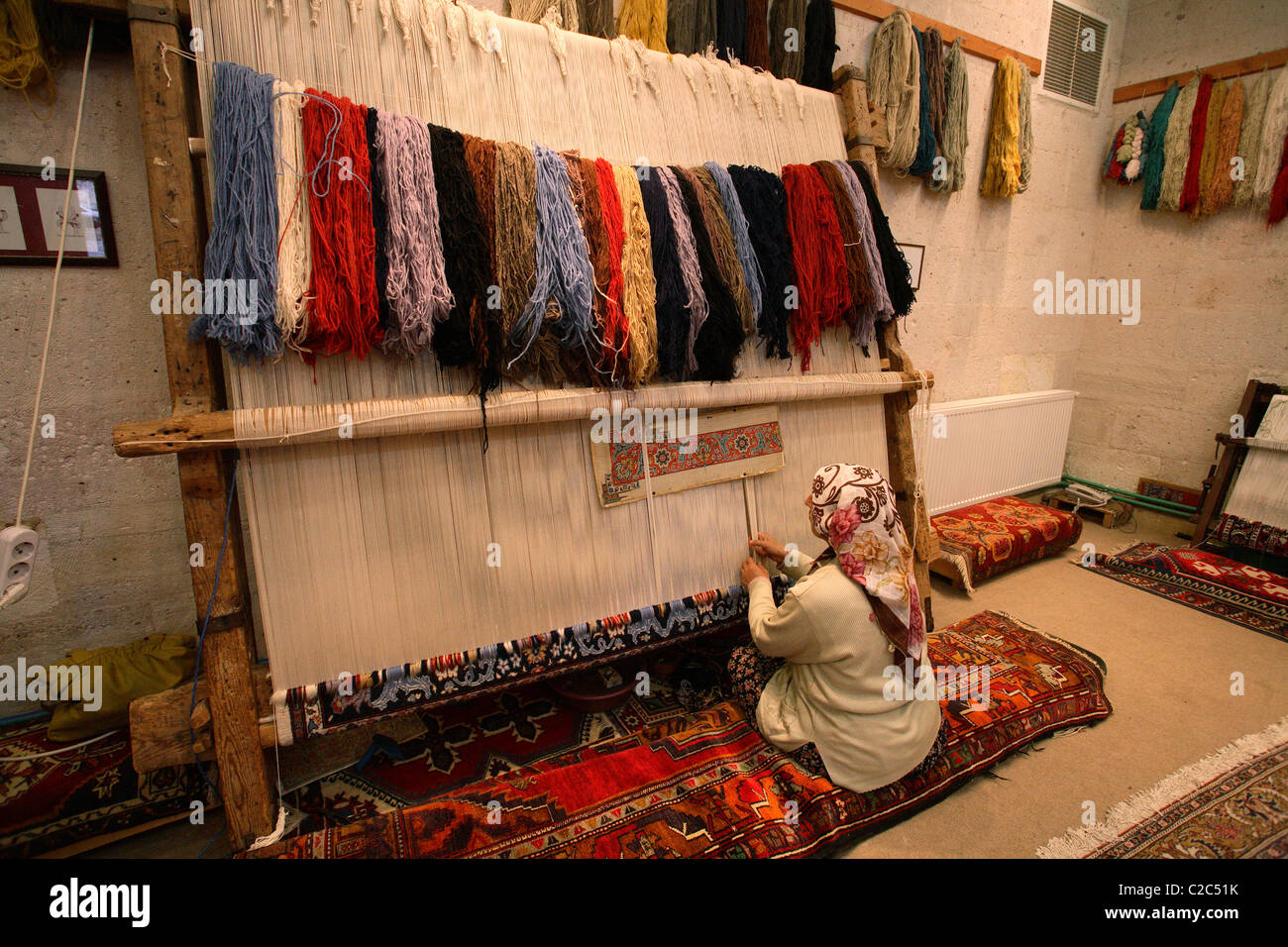 Carpet weaver hires stock photography and images Alamy