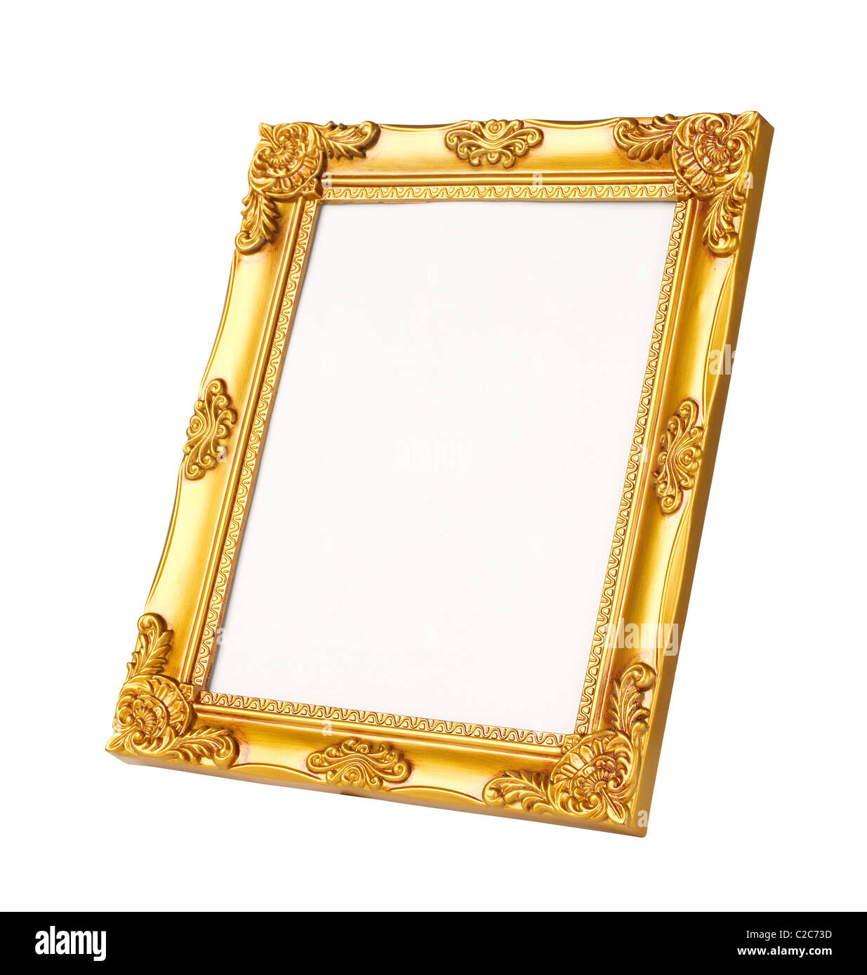 Picture frame cut out gold hires stock photography and images Alamy