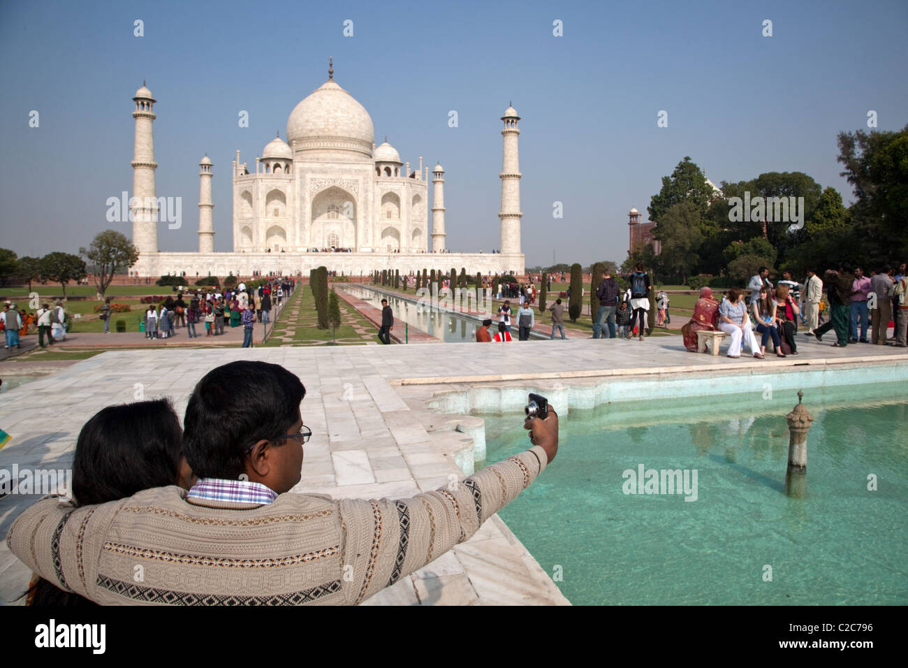 King Philippe and Queen Mathilde of Belgium celebrate love at Taj Mahal |  News | Zee News
