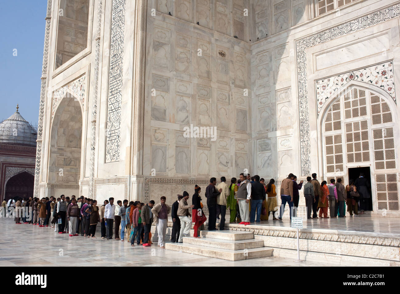 Taj Mahal in Agra, India. Stock Photo