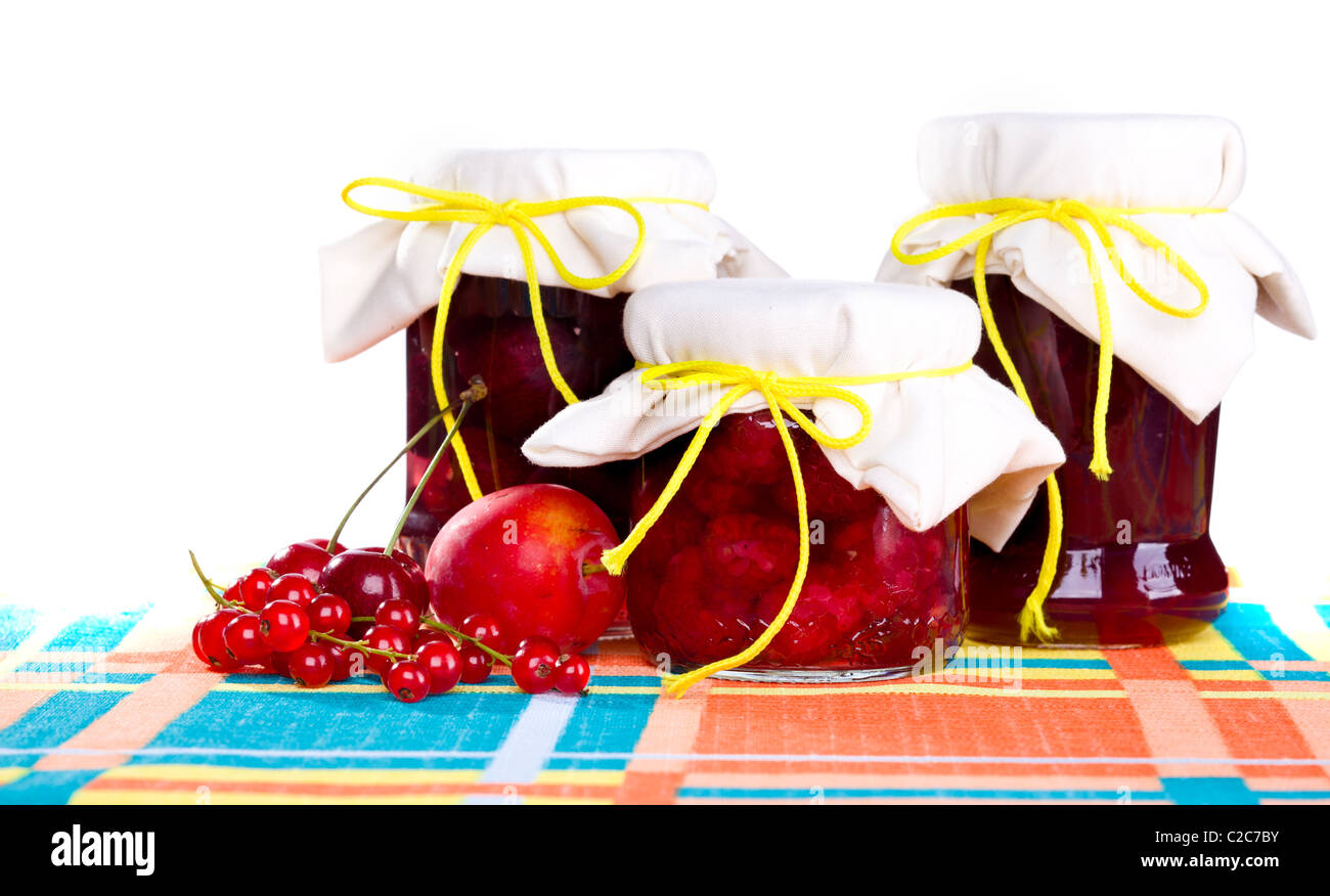 Open jam jars hi-res stock photography and images - Alamy