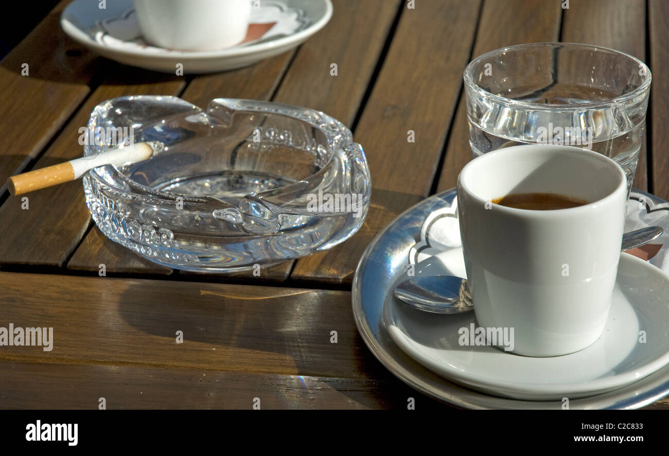 Coffee And Cigarette High Resolution Stock Photography and Images Alamy