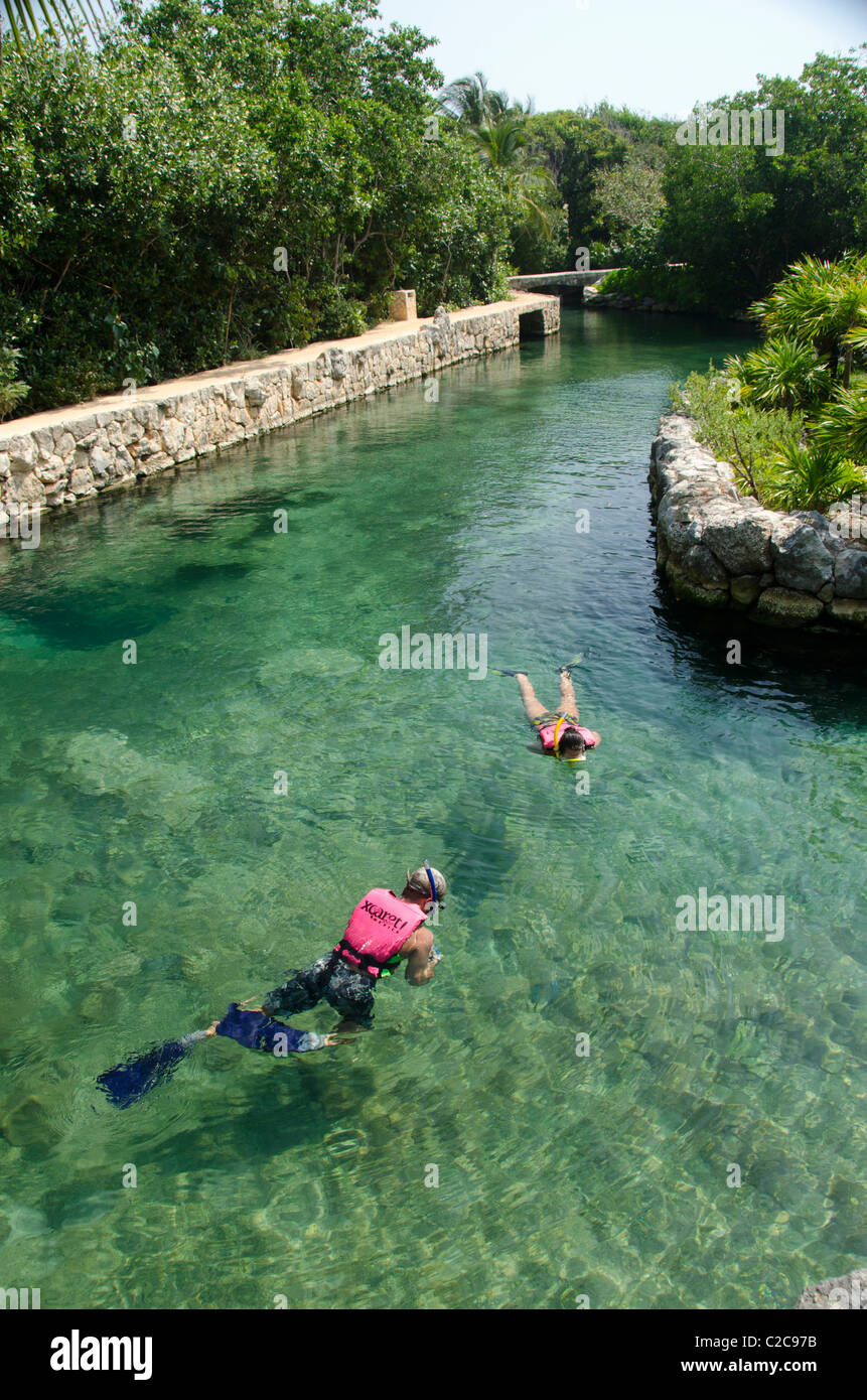 Xcaret mexico river hi-res stock photography and images - Alamy