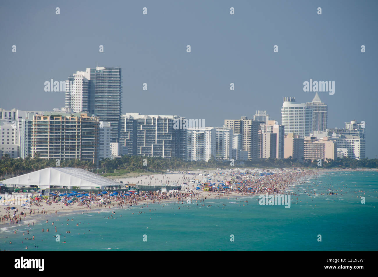 Florida, Miami. Miami beach during Spring Break Stock Photo Alamy