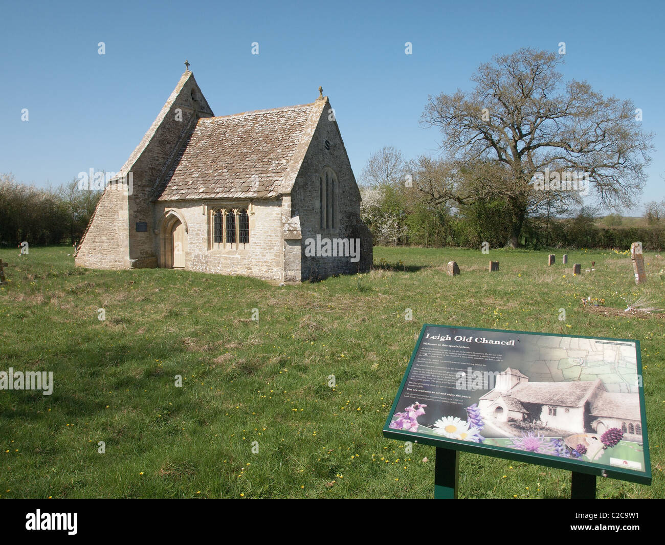 All Saints Church Chancel, Leigh, Wiltshire, near Swindon and Cricklade