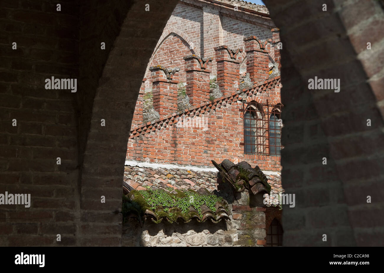 medieval architecture Stock Photo
