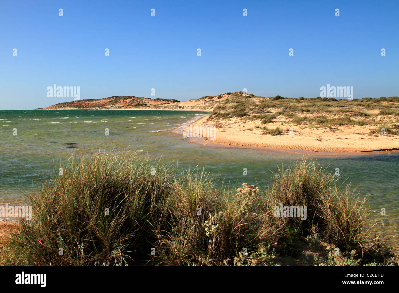 Coastline, Francois Paron National Park, Shark Bay, Northwest Australia Stock Photo