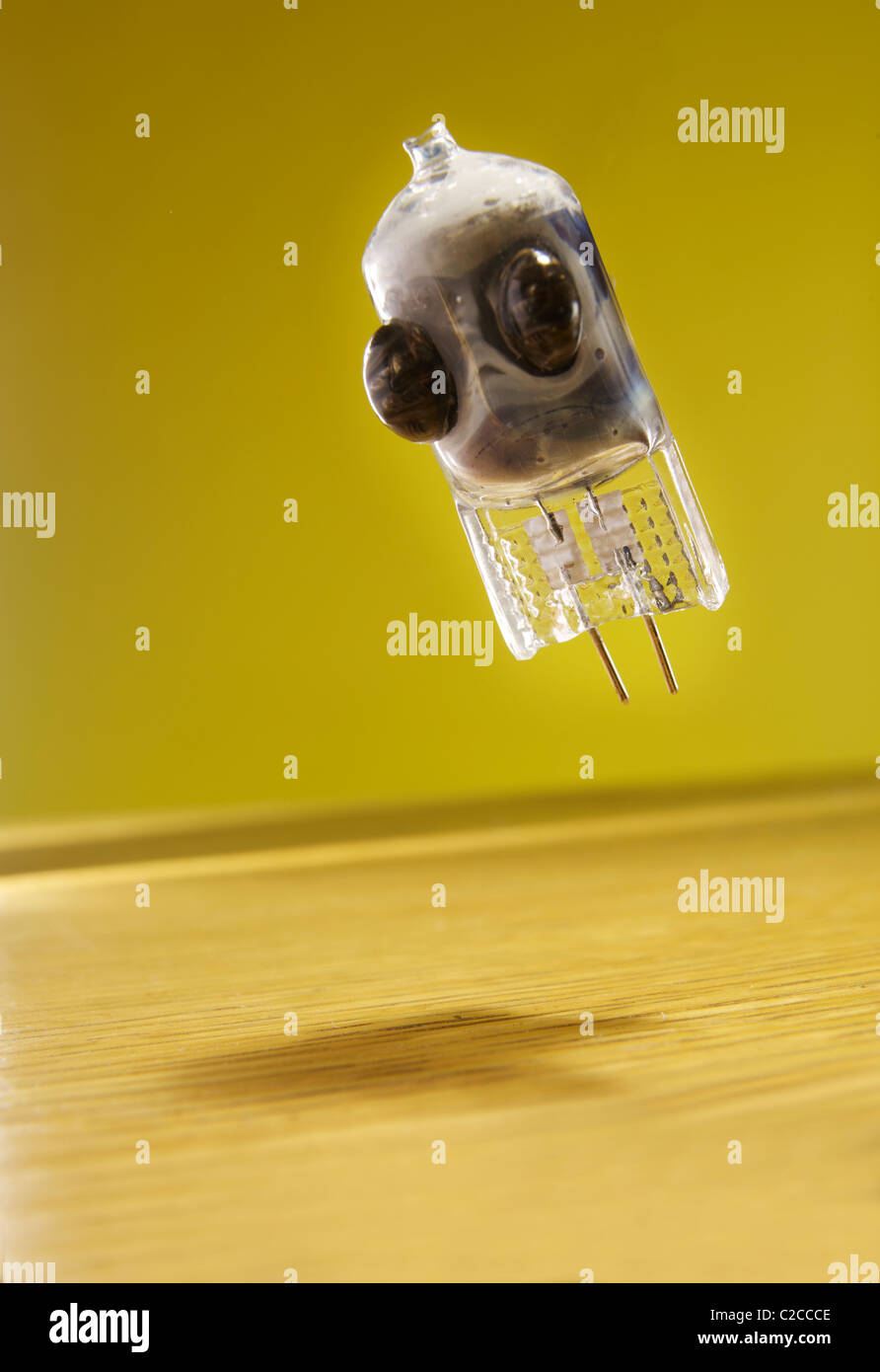 Floating bulb Stock Photo