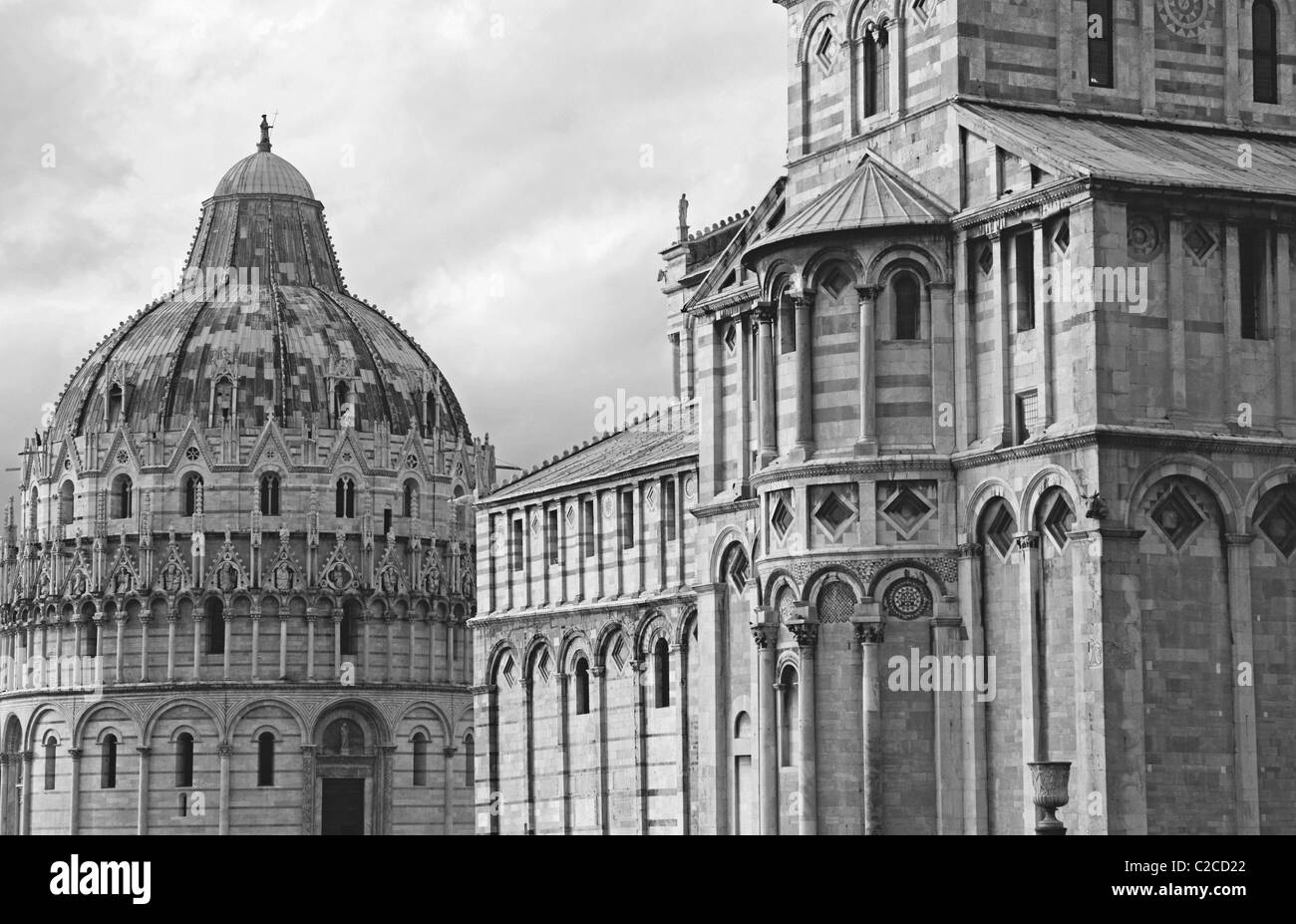 cathedral and Leaning tower, Pisa. Tuscany, Italy Stock Photo